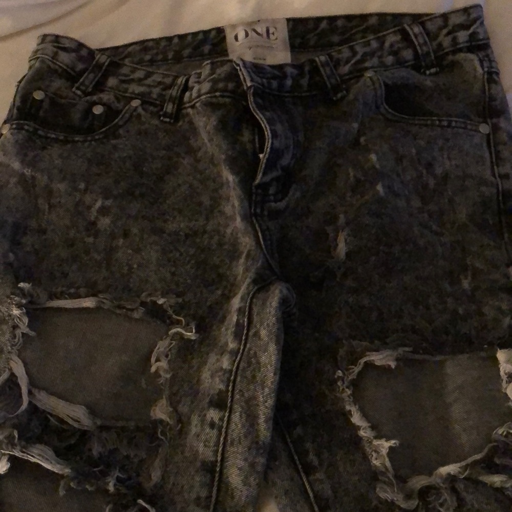 One Teaspoon Trashed Freebird Jeans